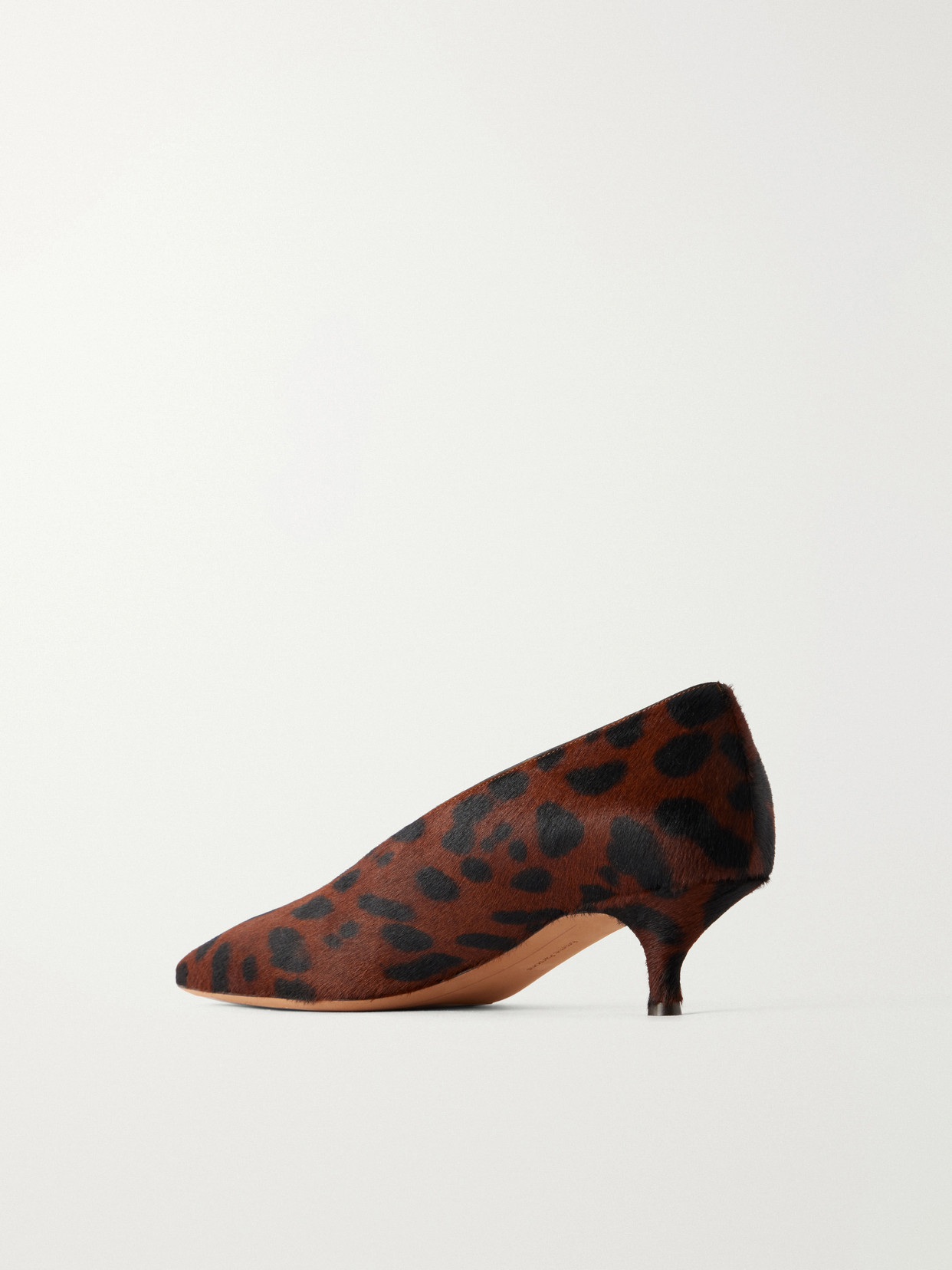 Veneto 35 Leopard-Print Calf-Hair Pumps