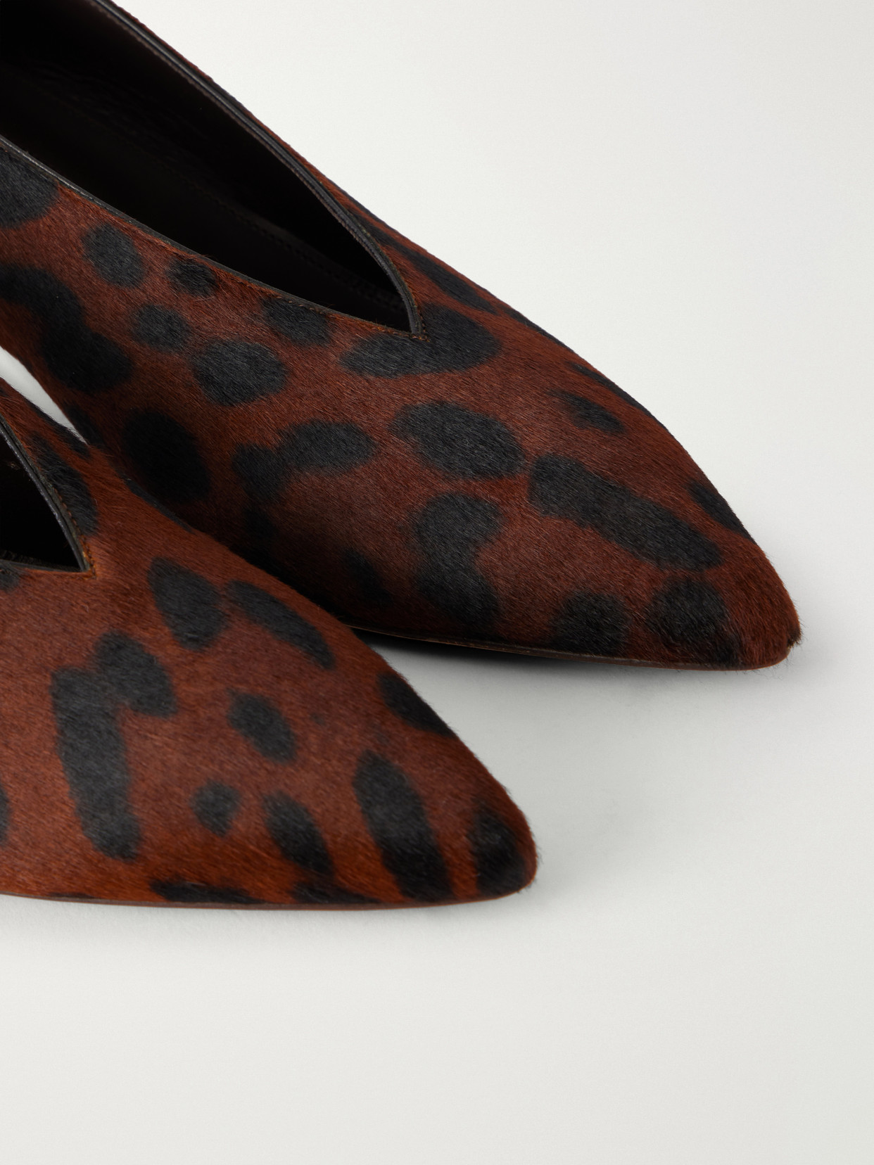 Veneto 35 Leopard-Print Calf-Hair Pumps