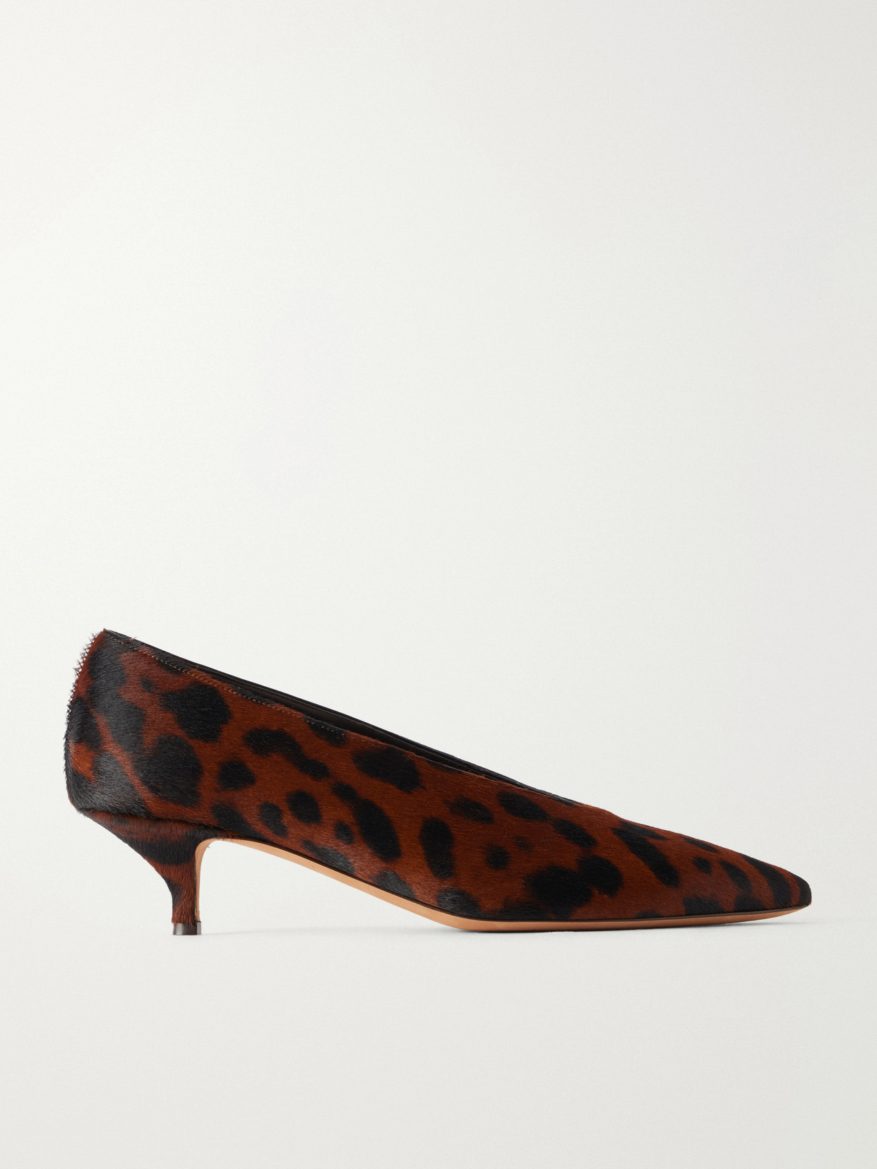 Veneto 35 Leopard-Print Calf-Hair Pumps