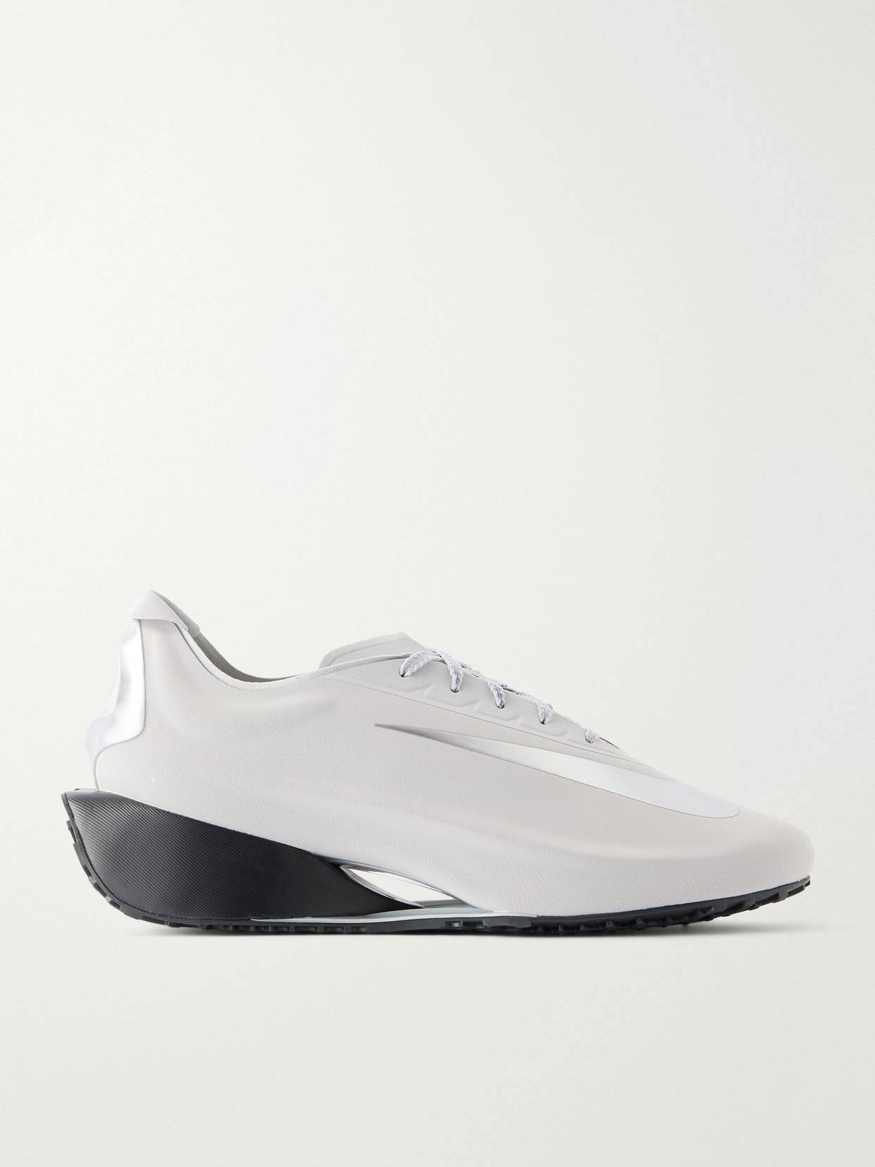 Nike - First Sight Noir Rubber And Textile Sneakers - Silver