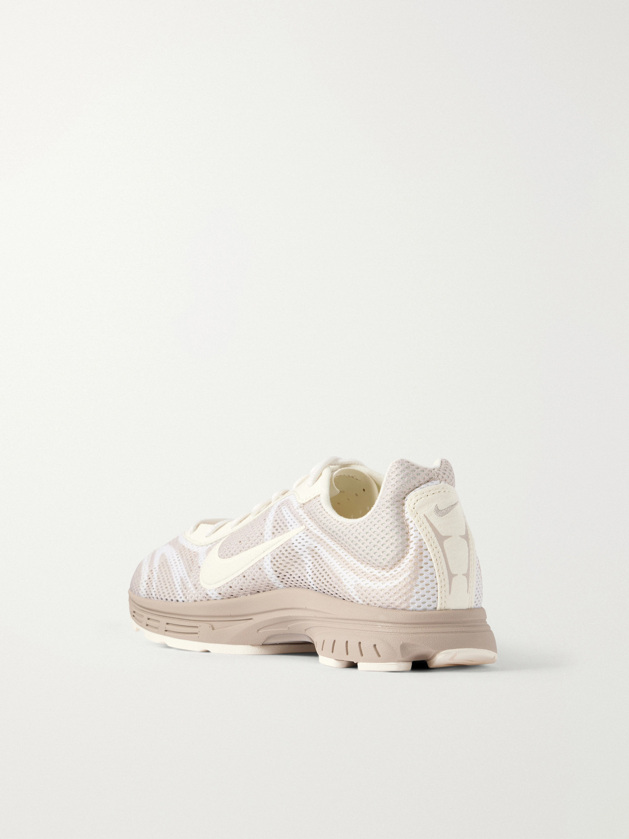 Zoom Streak 3 Suede-Trimmed Mesh Lace-Up Sneakers
