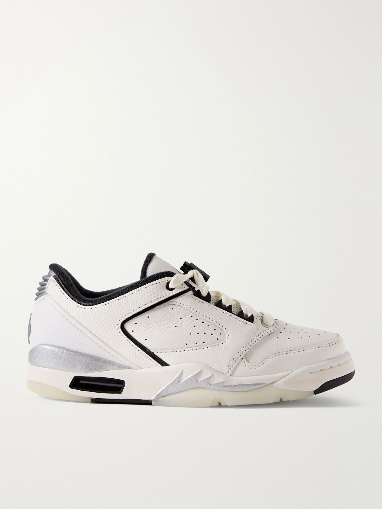 Jordan Sixty Plus textured-leather sneakers