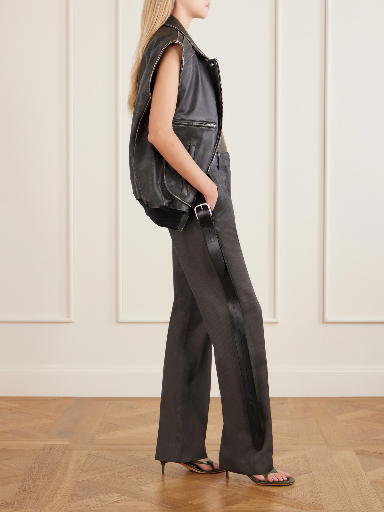 Patent-Leather Sandals
