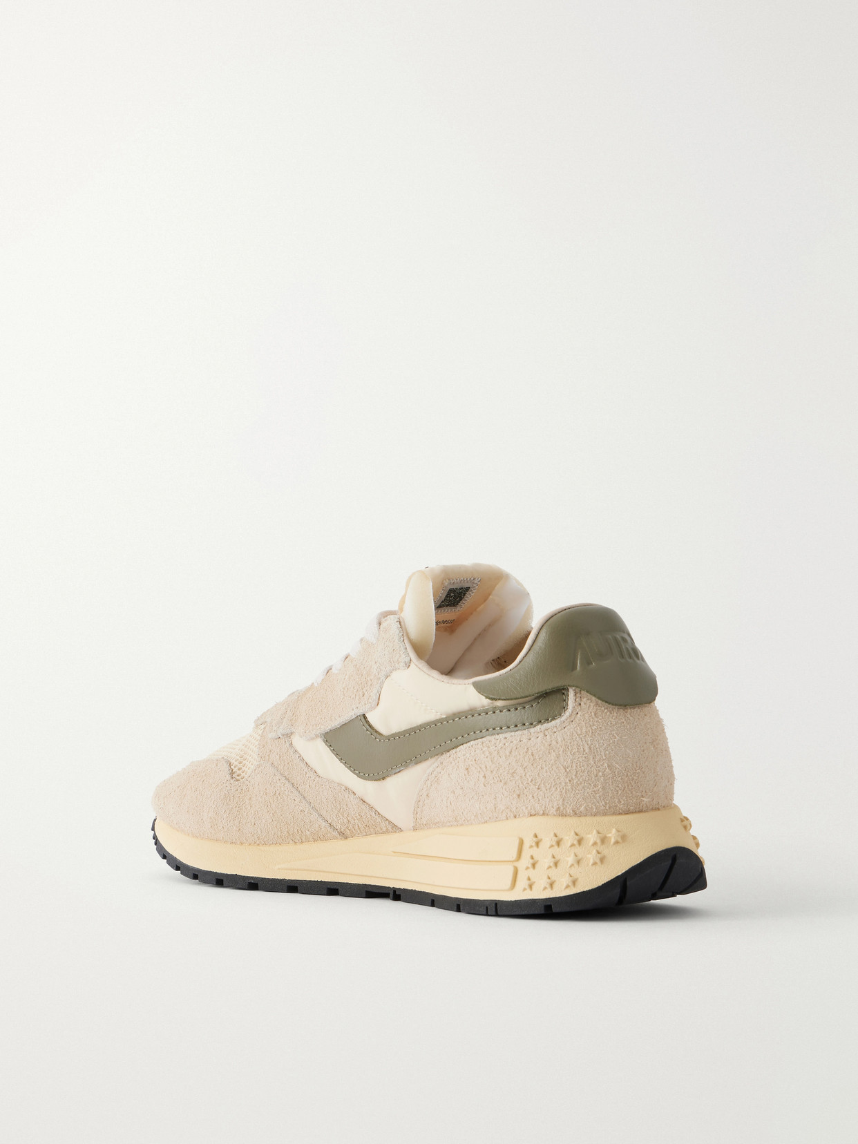 Reelwind Low Leather And Suede-Trimmed Mesh And Sneakers