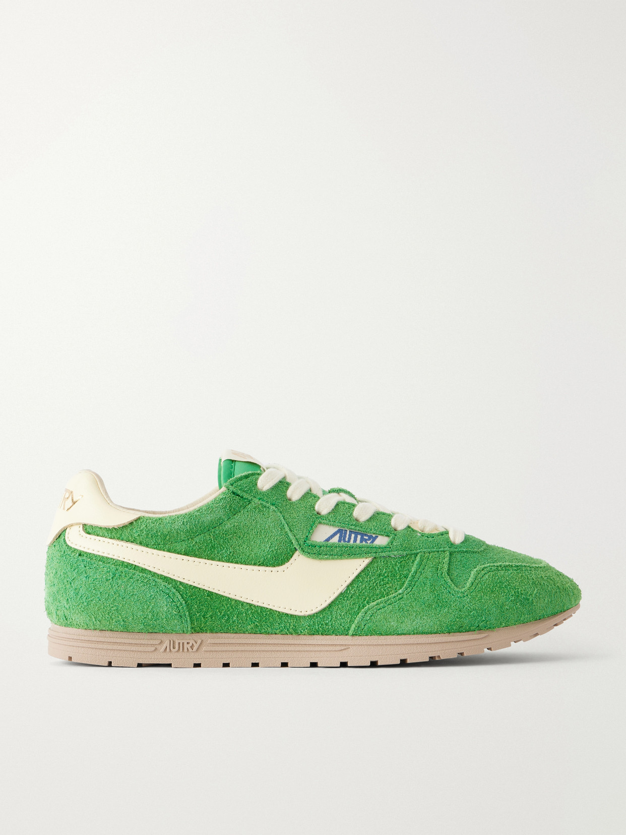 Autry Windspin Suede Sneakers In Green