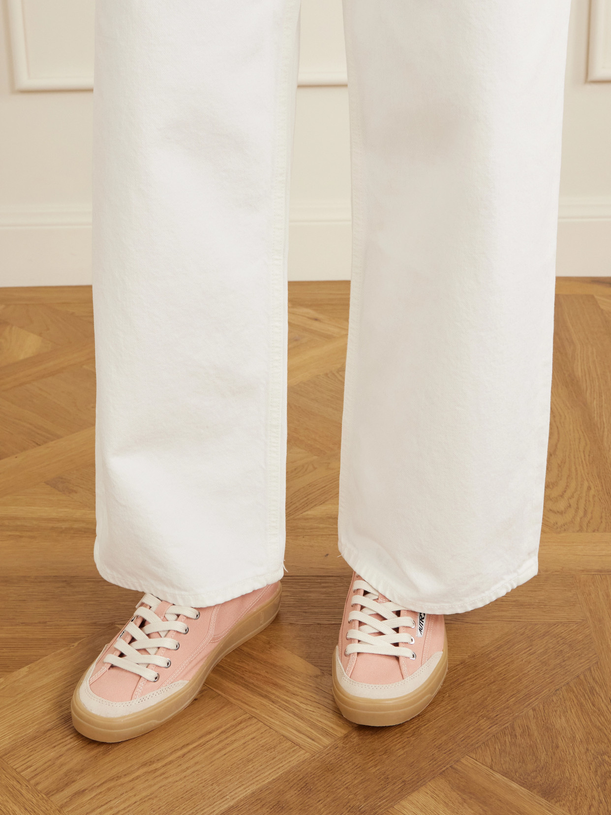 Windscape Low Suede-Trimmed Canvas Sneakers