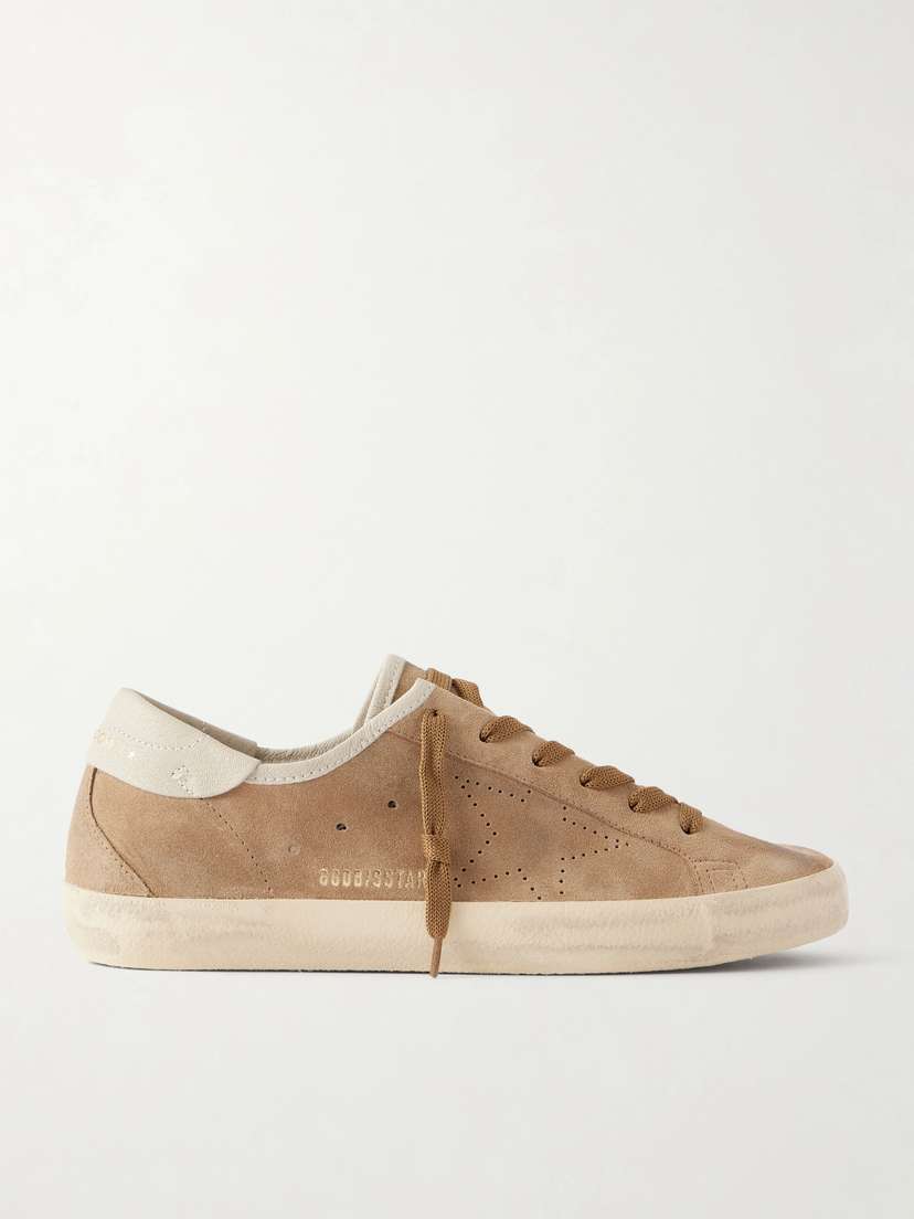 Golden Goose Super-star Leather-trimmed Suede Sneakers | Thumbnail 6 Golden Goose Super-star Leather-trimmed Suede Sneakers | Thumbnail 6