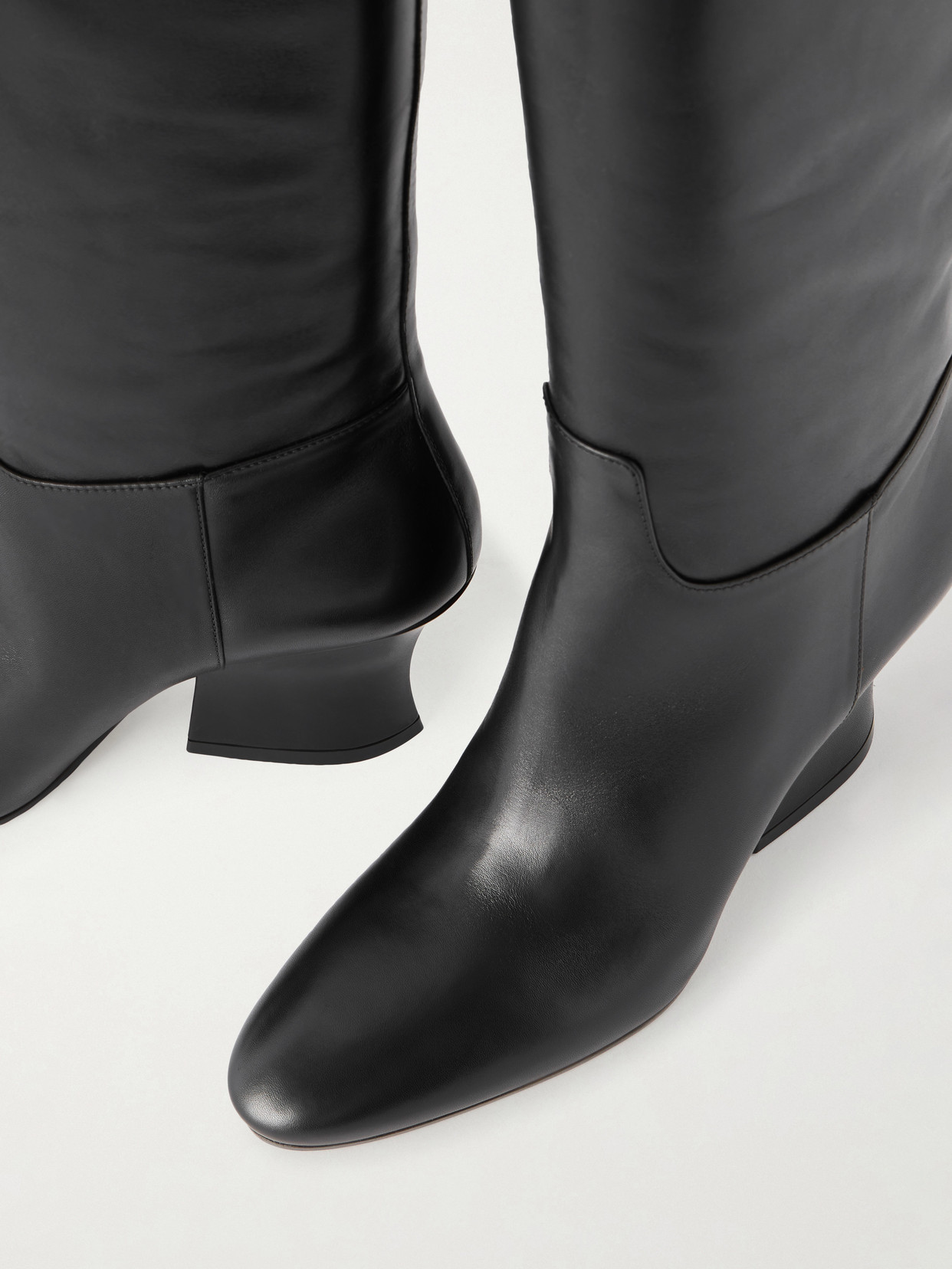 Lune Leather Knee Boots