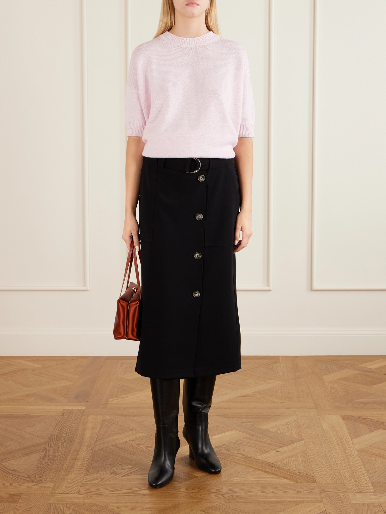 Lune Leather Knee Boots