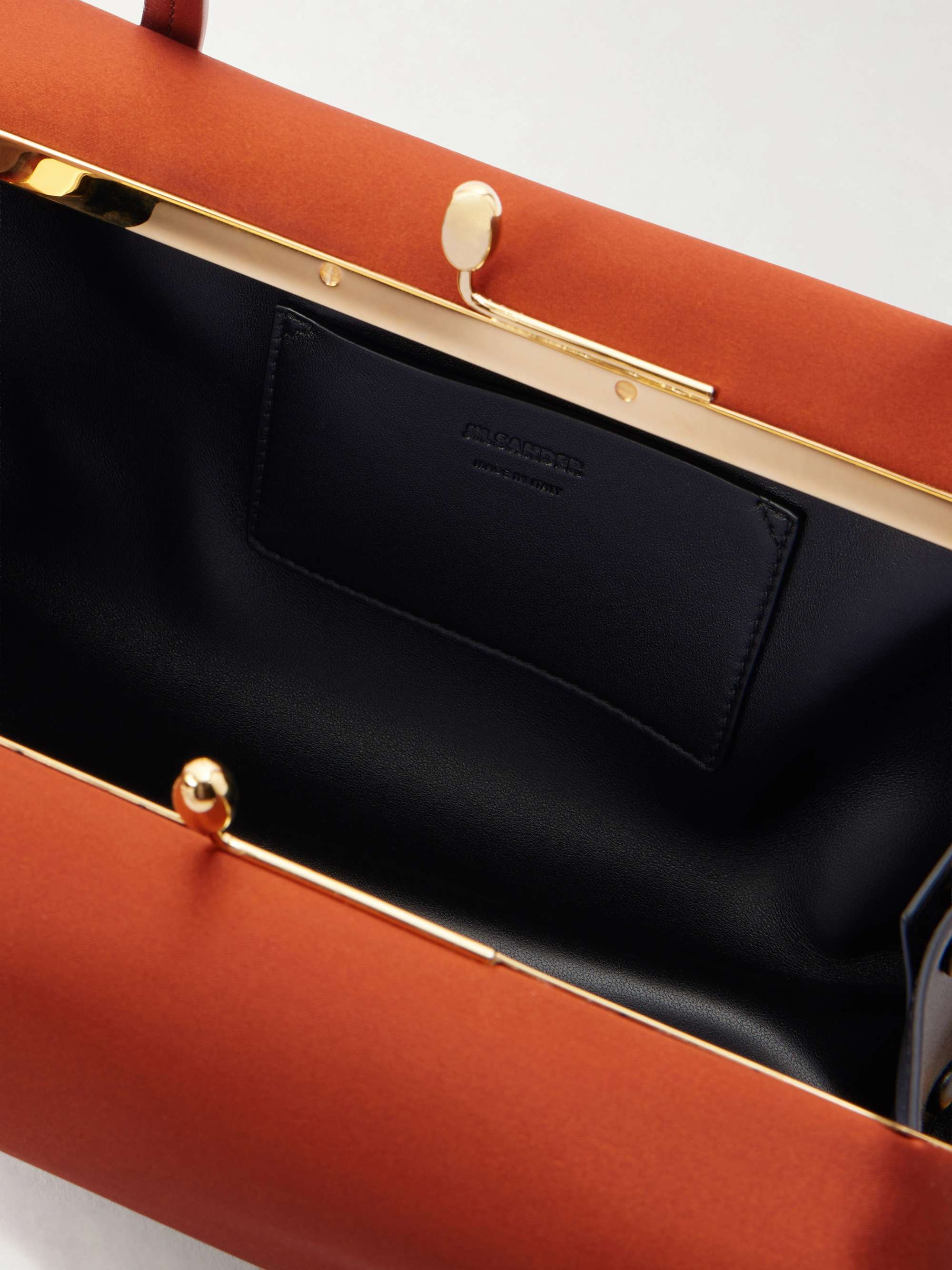 JIL SANDER Goji Pillow satin shoulder bag | NET-A-PORTER