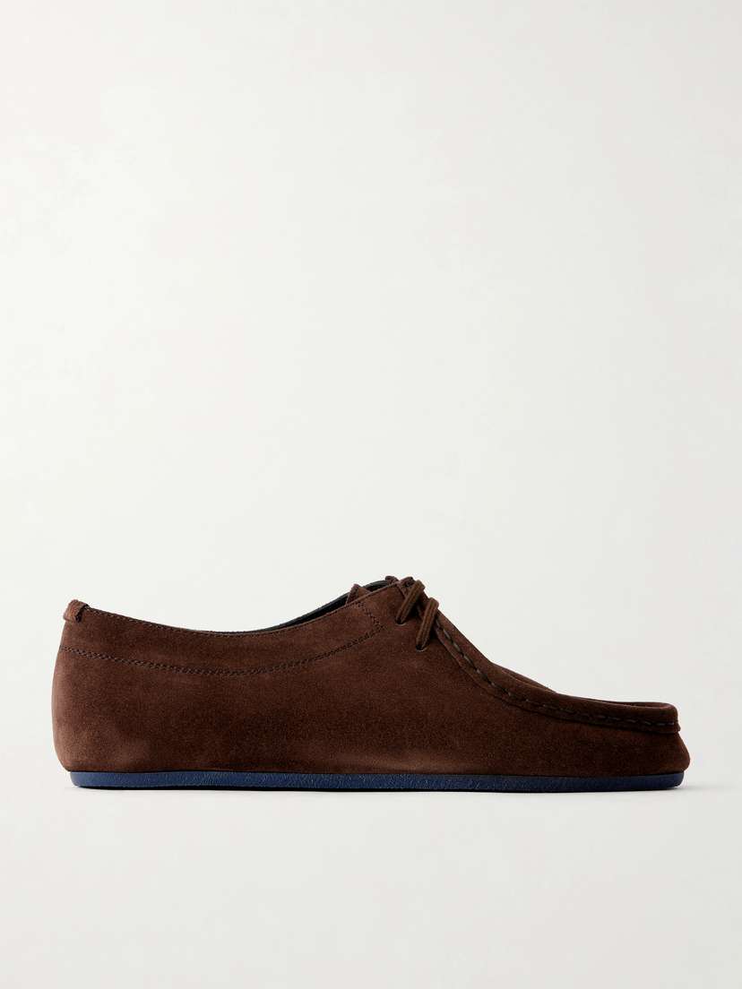 Jil Sander Suede Lace-up Shoes