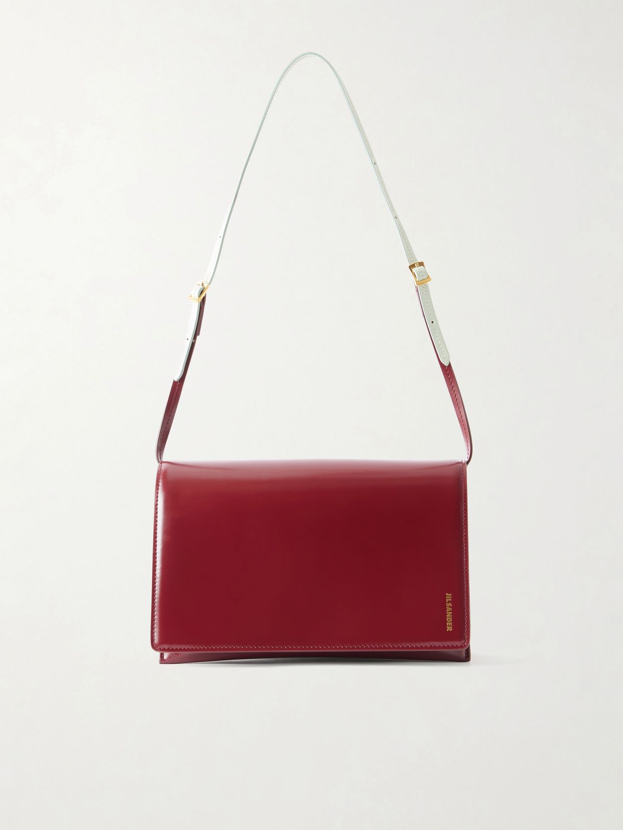 File small leather shoulder bag