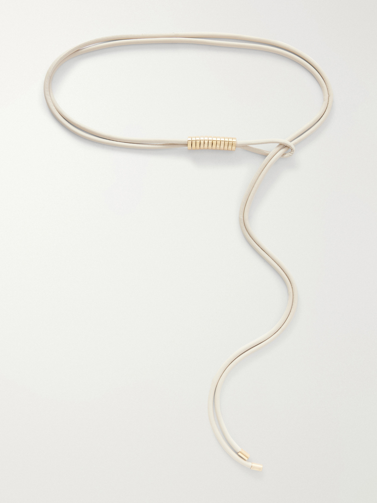 Kallmeyer Lowell Embellished Leather Belt In White