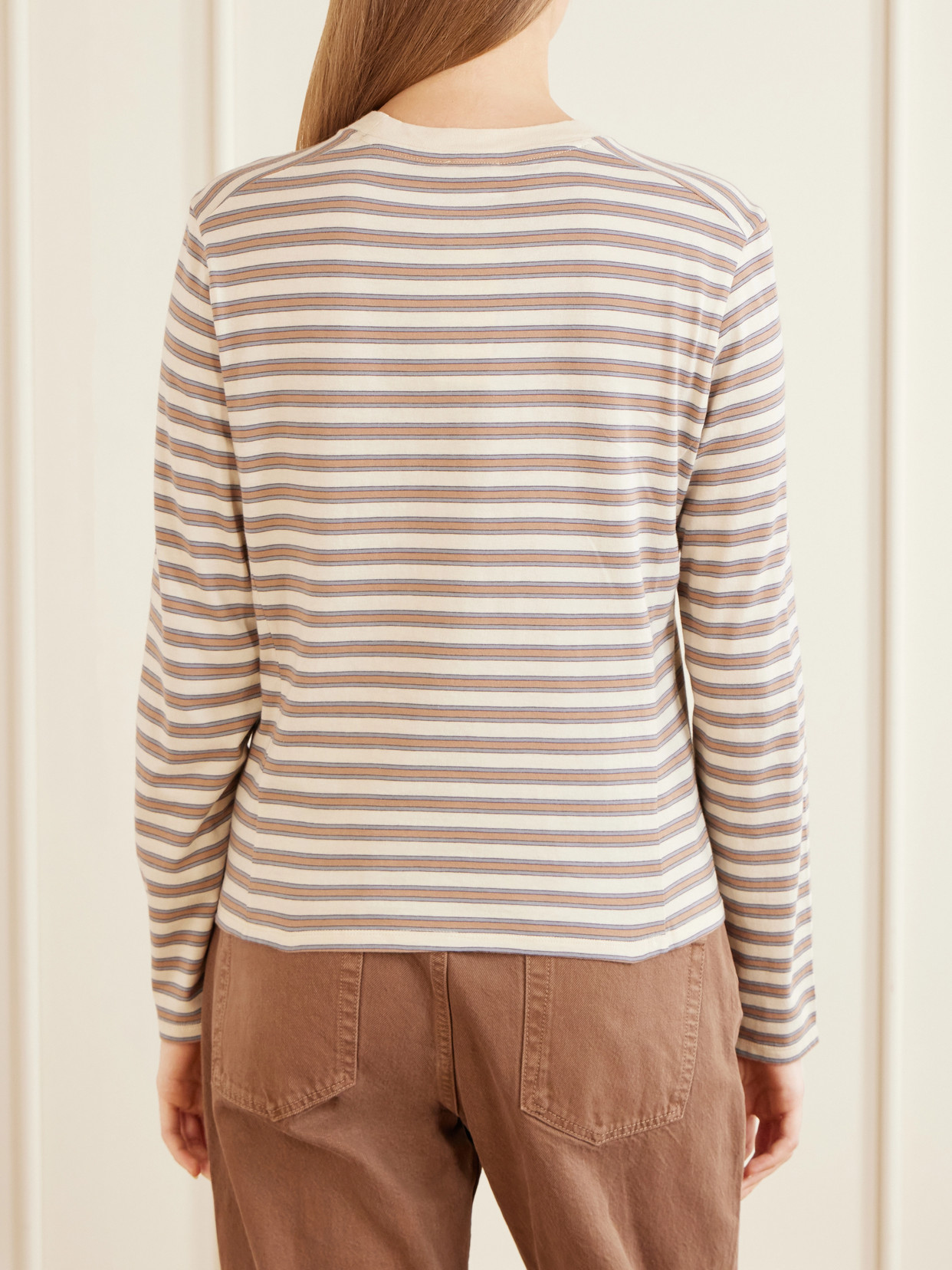 Wynn Striped Cotton-Jersey T-Shirt