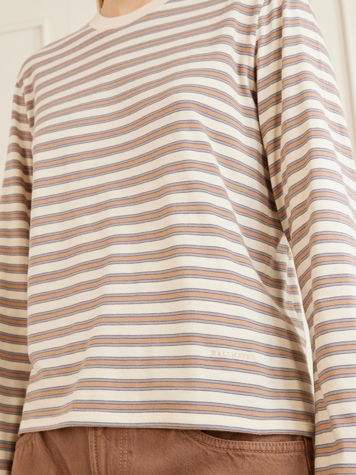 Wynn Striped Cotton-Jersey T-Shirt