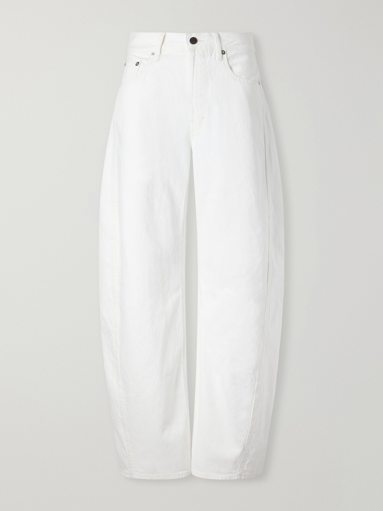 Kallmeyer Callum High-rise Wide-leg Jeans In White