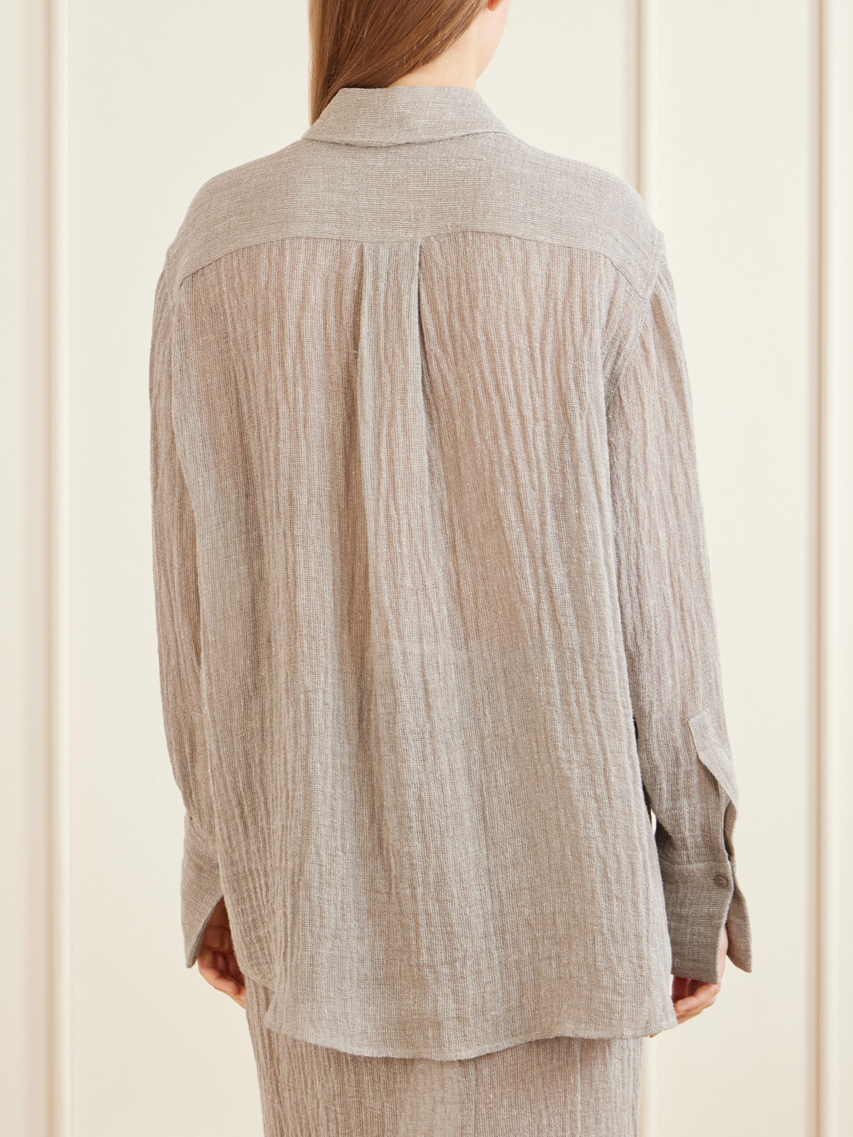 Mollie Linen-Blend Shirt