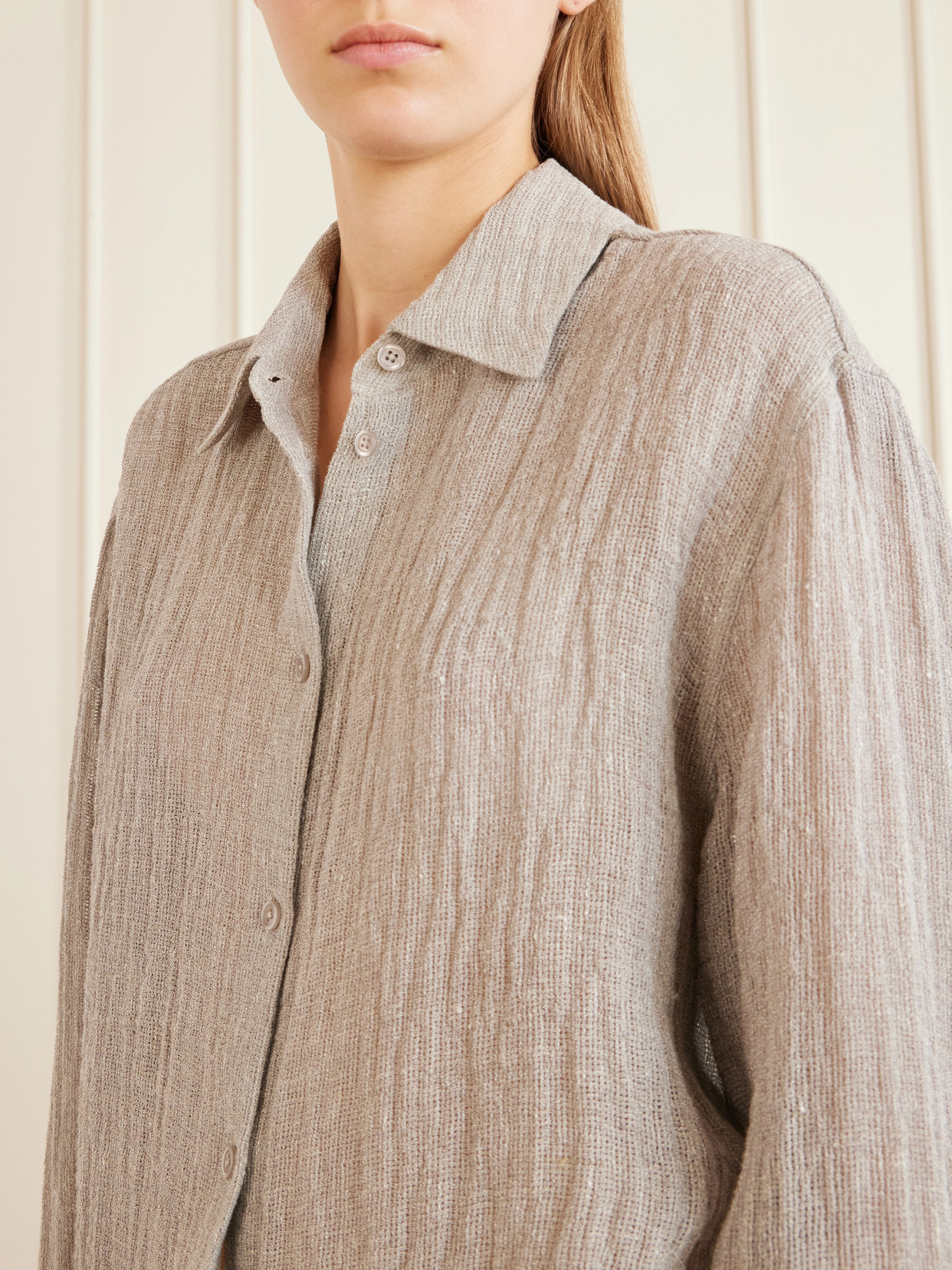 Mollie Linen-Blend Shirt
