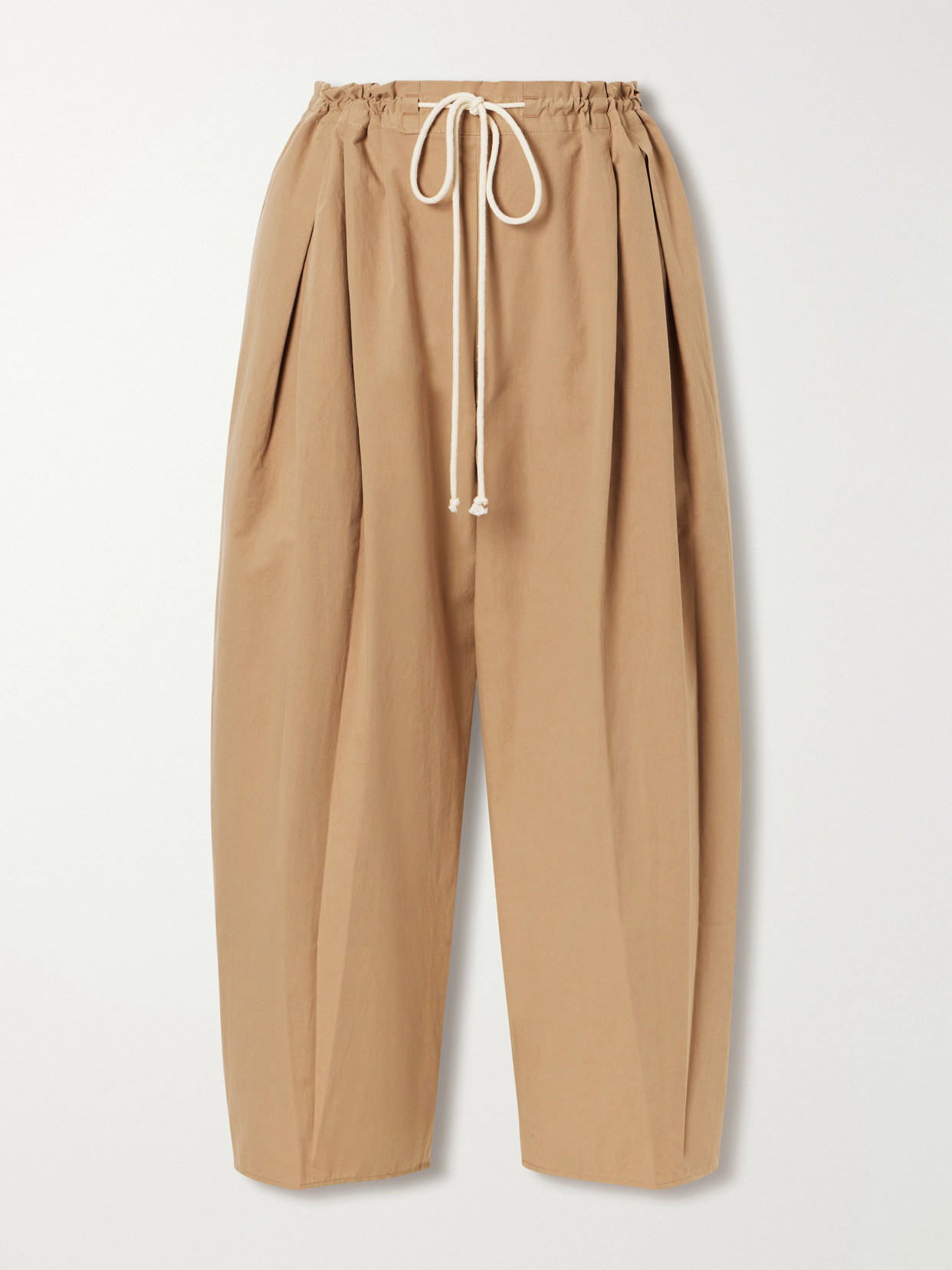 Maria Mcmanus Organic Cotton-poplin Wide-leg Pants In Neutral