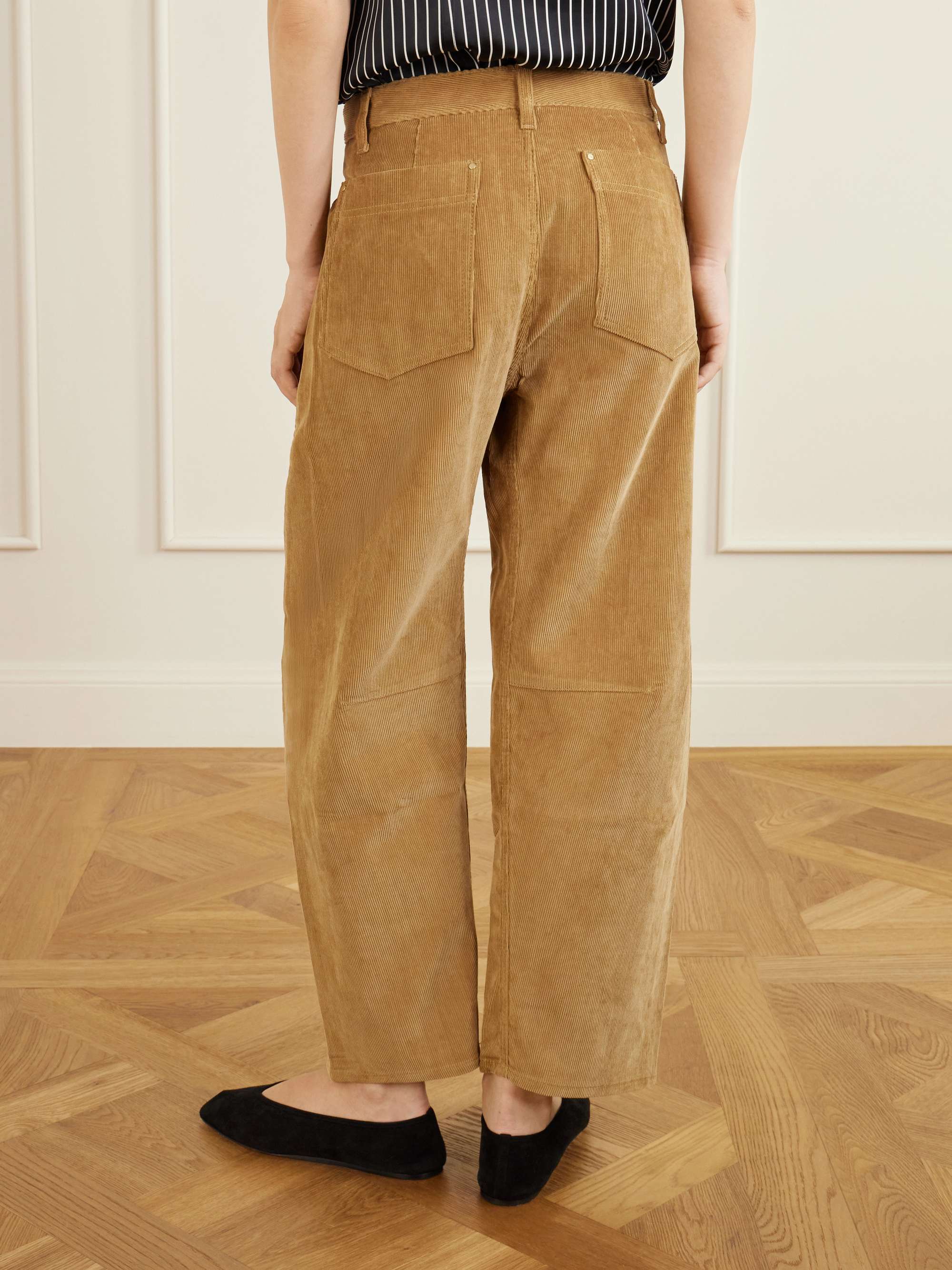 MARIA MCMANUS Crescent corduroy organic-cotton wide-leg pants
