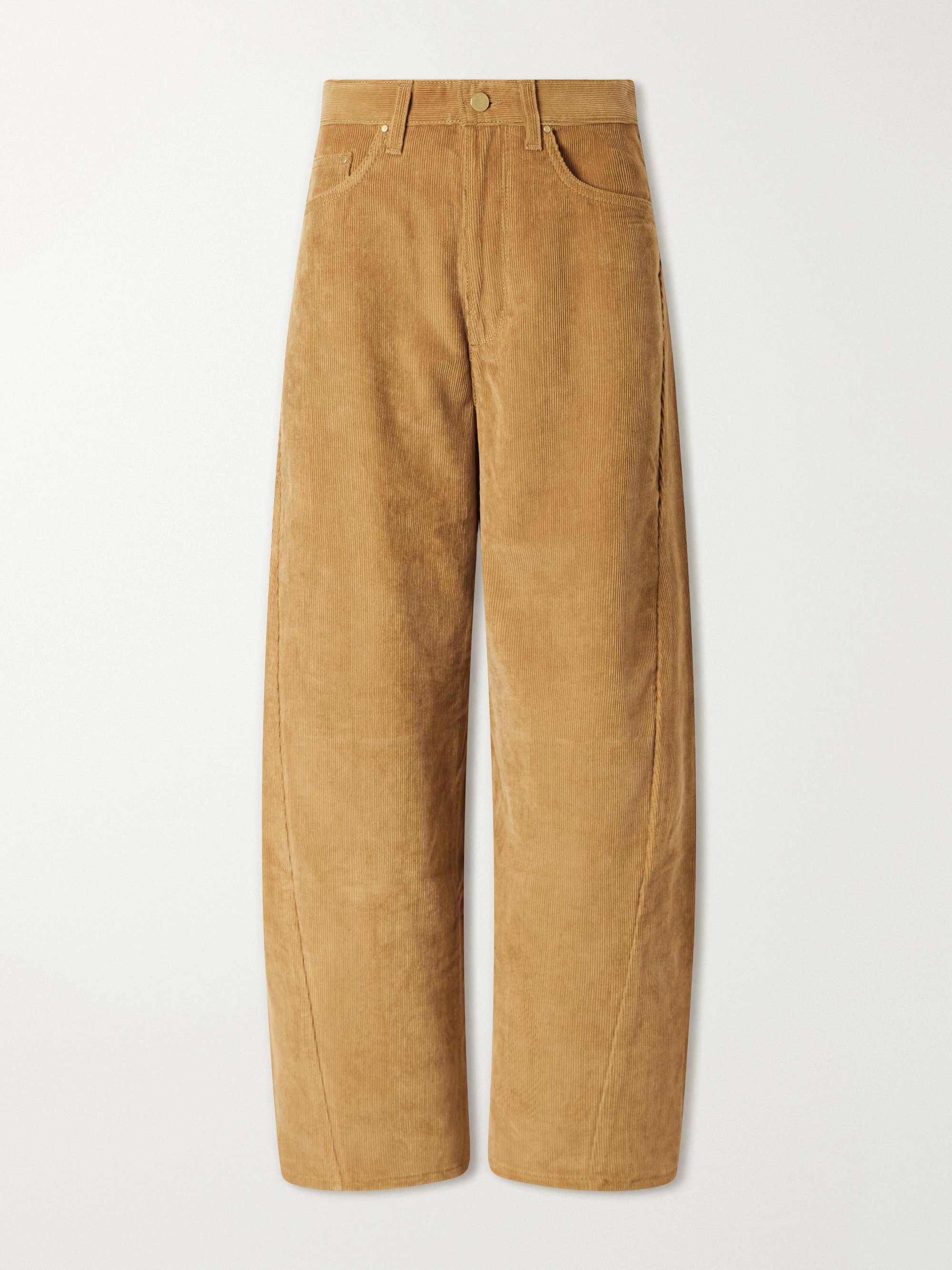 MARIA McMANUS チノパン MARIA MCMANUS Crescent corduroy organic-cotton wide-leg pants
