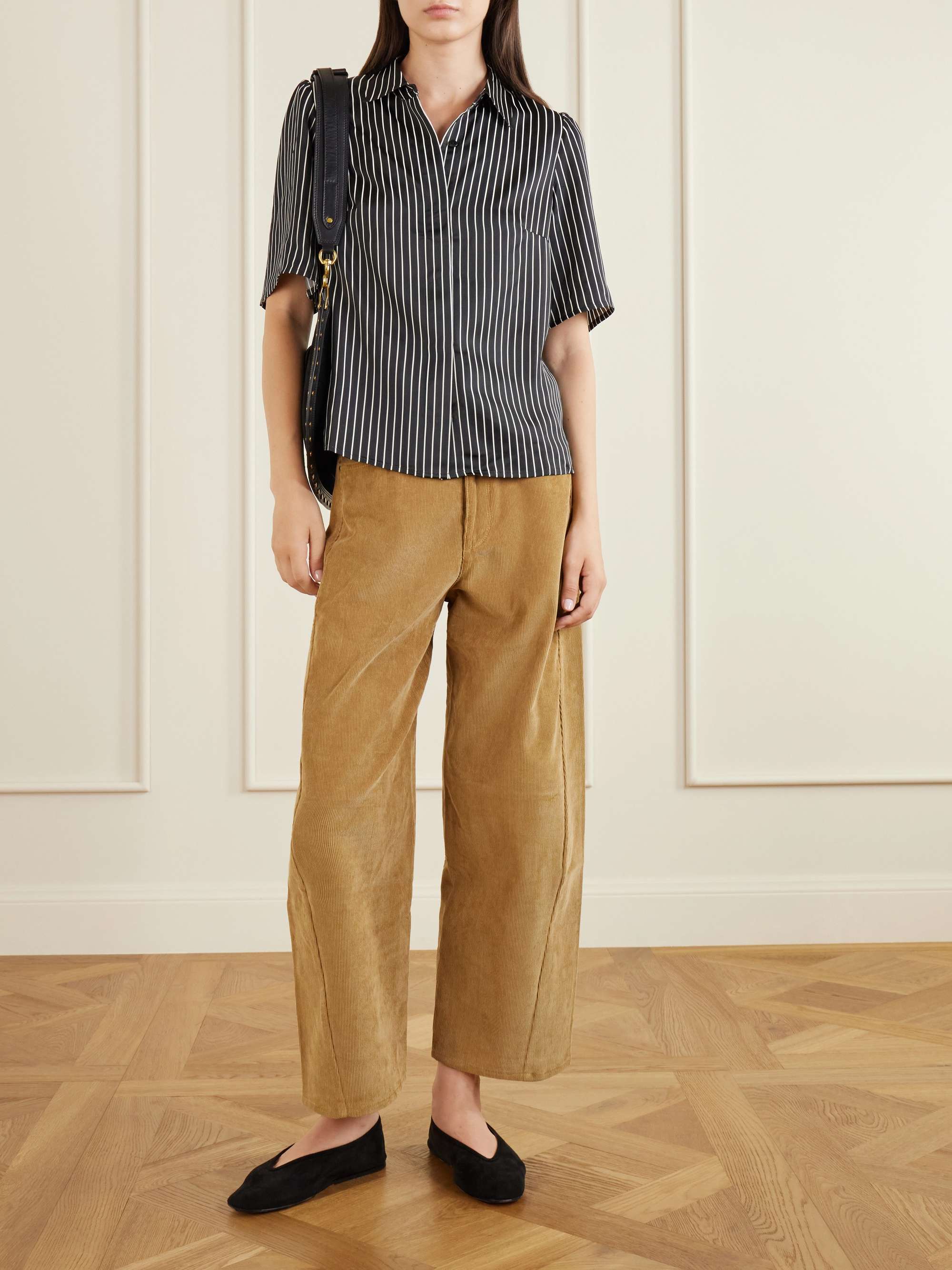 MARIA MCMANUS Crescent corduroy organic-cotton wide-leg pants