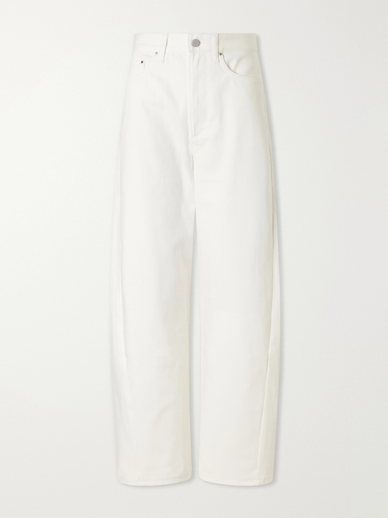 Maria Mcmanus Crescent Boyfriend Jeans In White