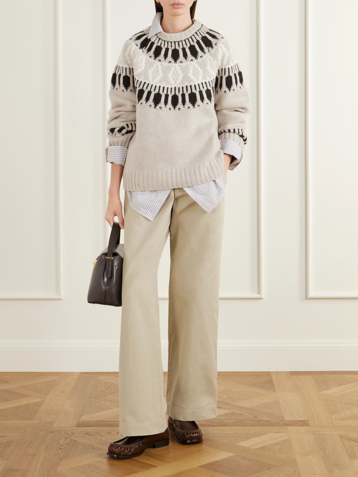 Jackson Fair Isle Cashmere Sweater