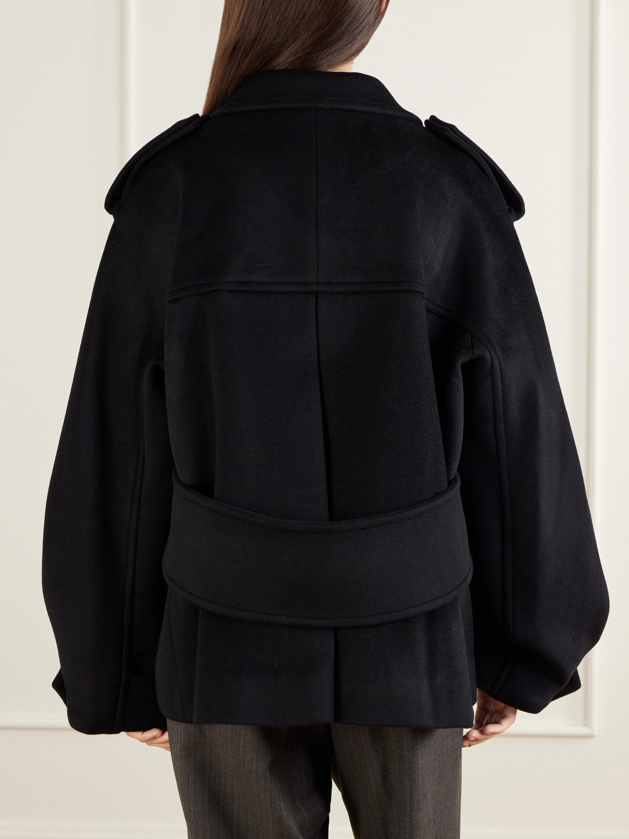 Palace Wool Cashmere And Silk-Blend Coat