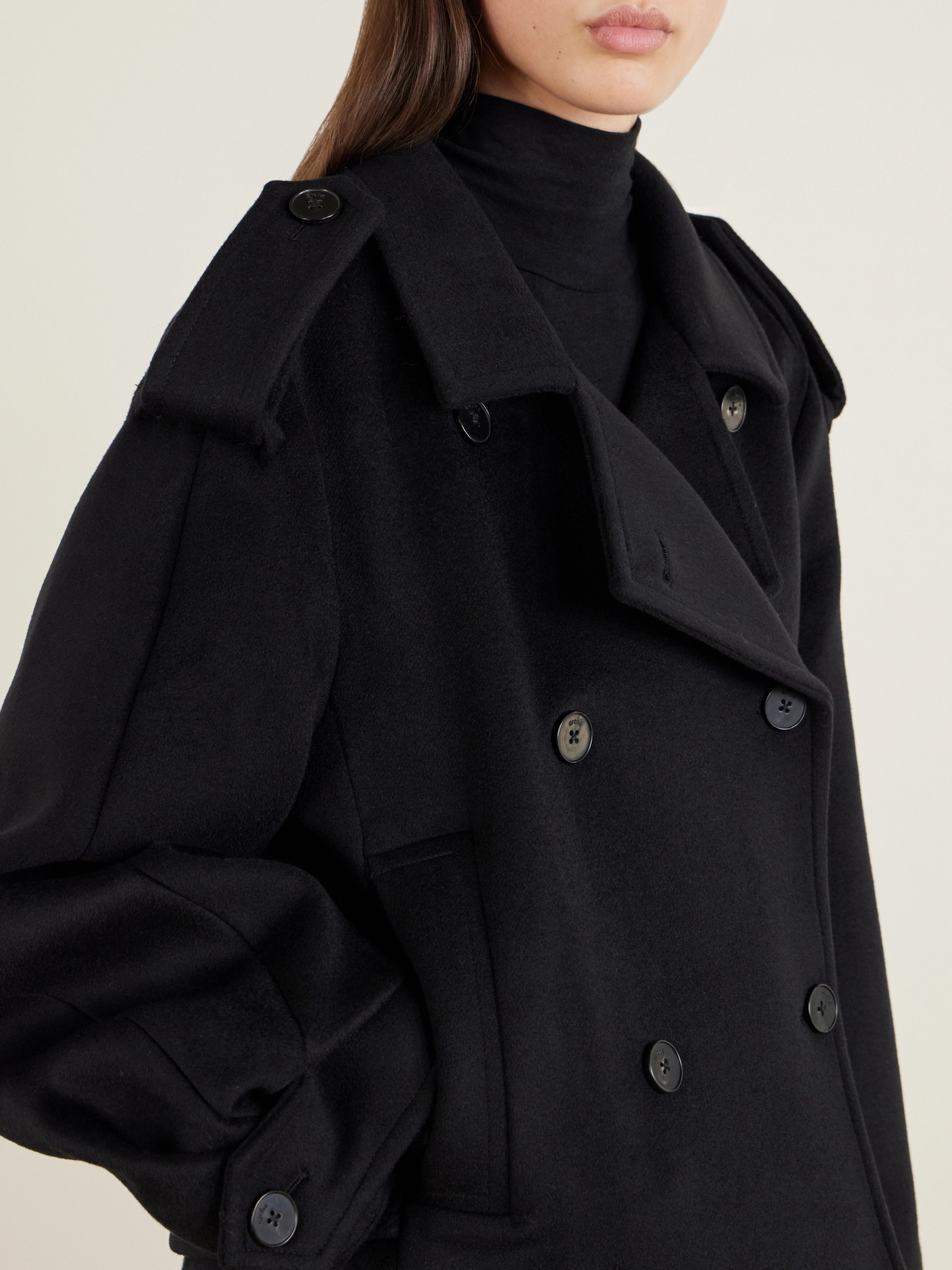 Palace Wool Cashmere And Silk-Blend Coat