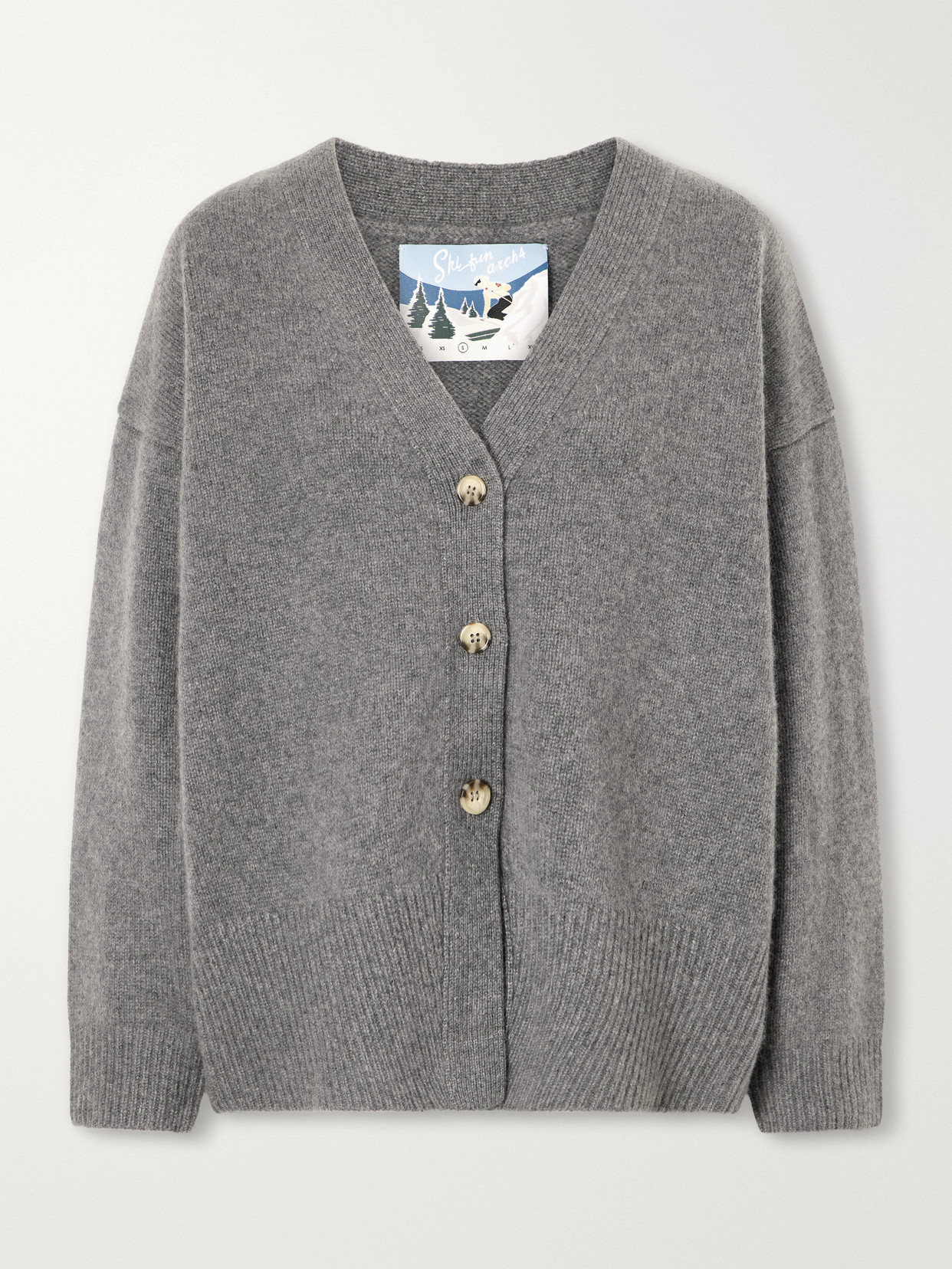 Arch4 Elward Cashmere Cardigan In Gray