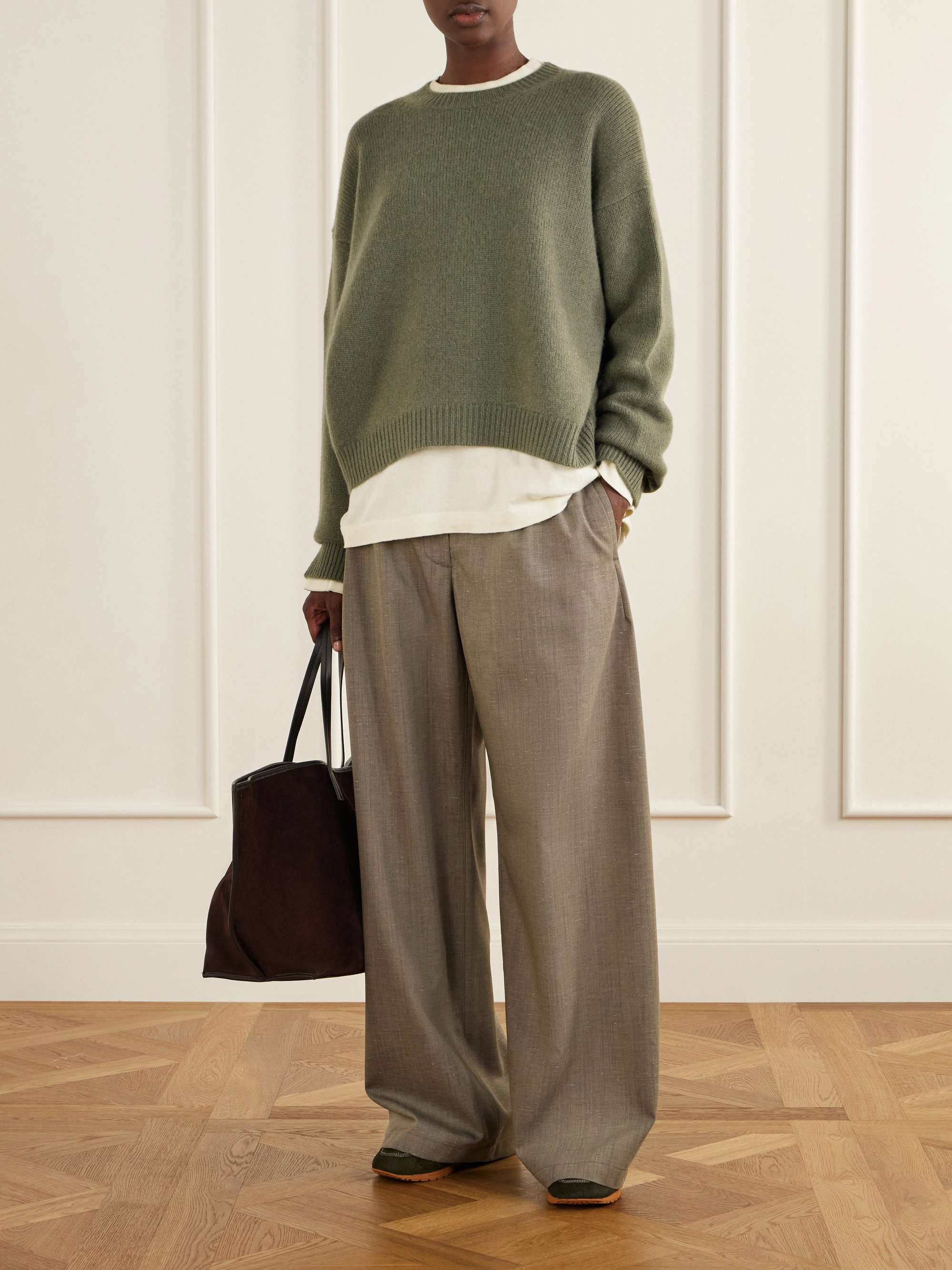 ARCH4 + NET SUSTAIN The Ivy cashmere sweater