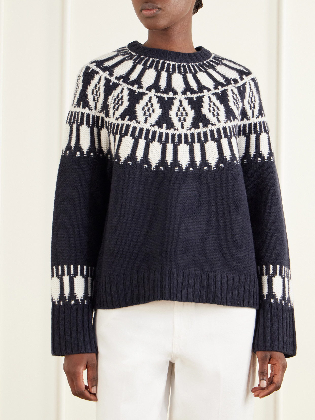 Jackson Fair Isle Cashmere Sweater