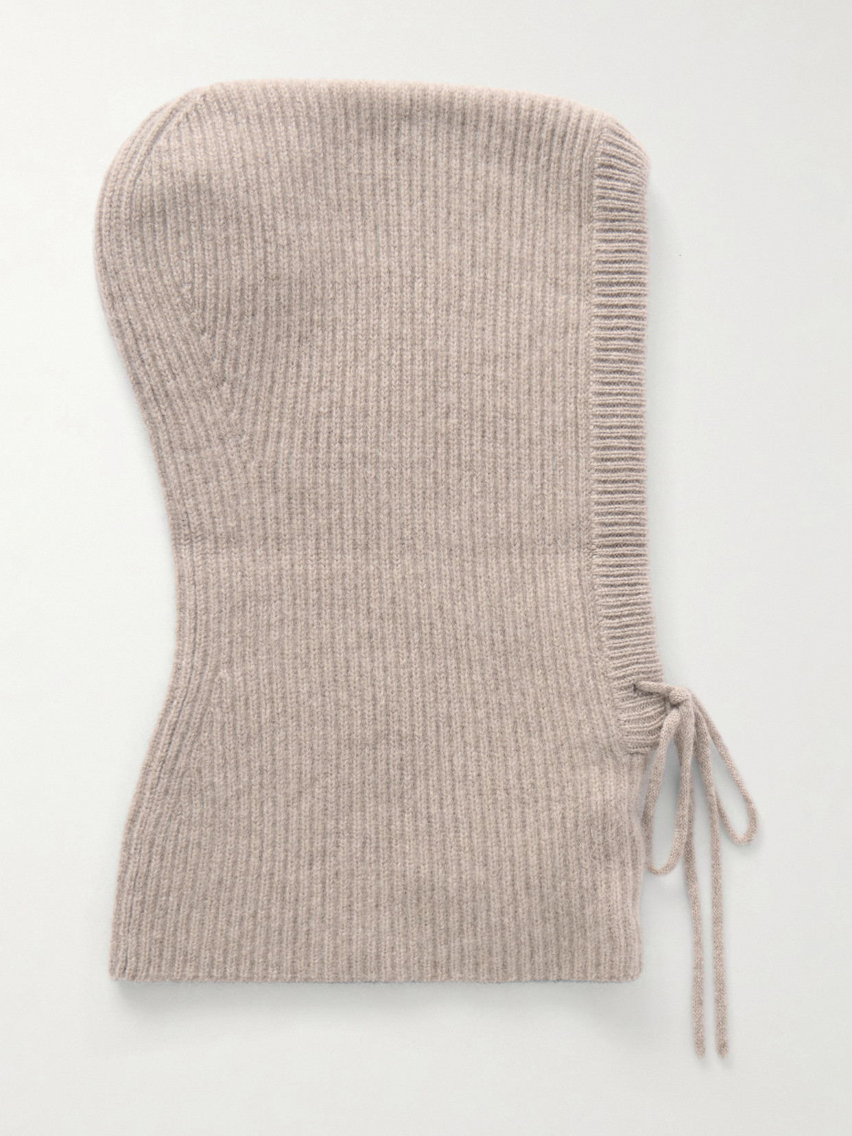 Arch4 Klosters Ribbed Cashmere Balaclava In Neutrals