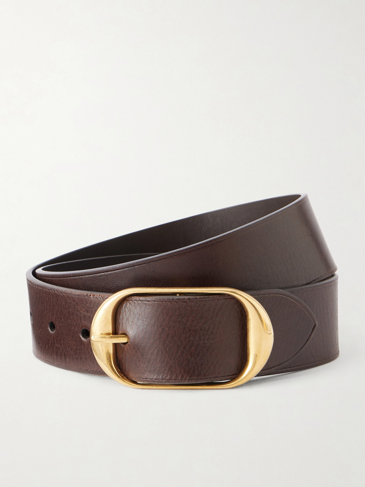 Nili Lotan Nili Leather Belt In Brown