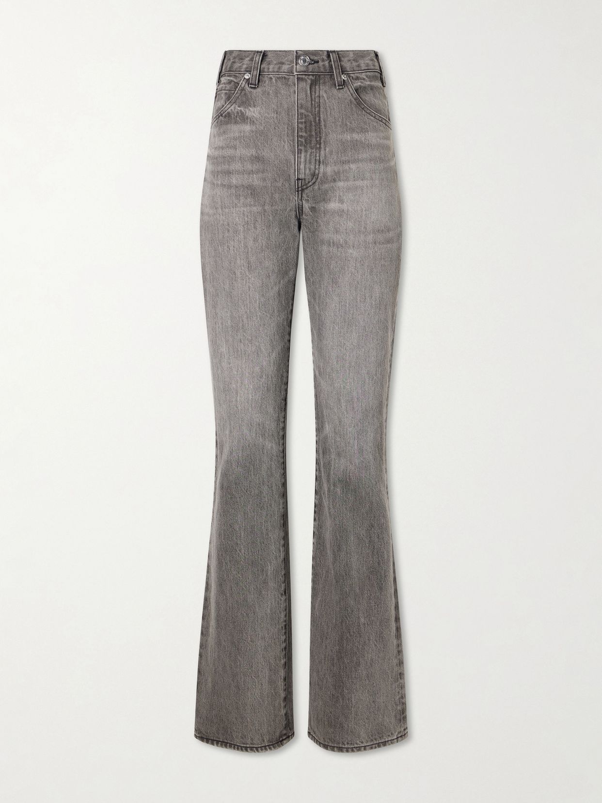 Joan high-rise straight-leg jeans