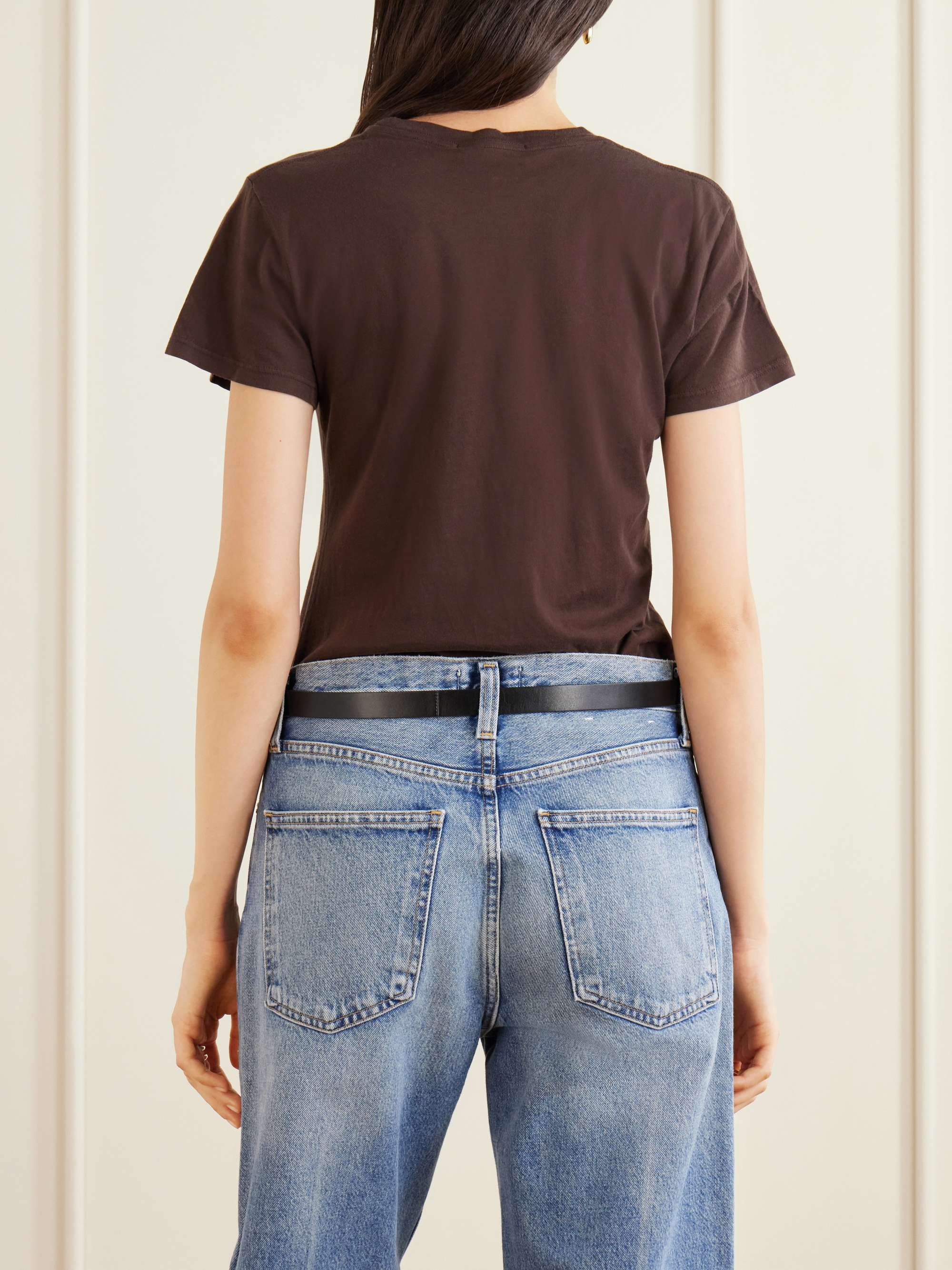 NILI LOTAN Lana Supima cotton-jersey T-shirt