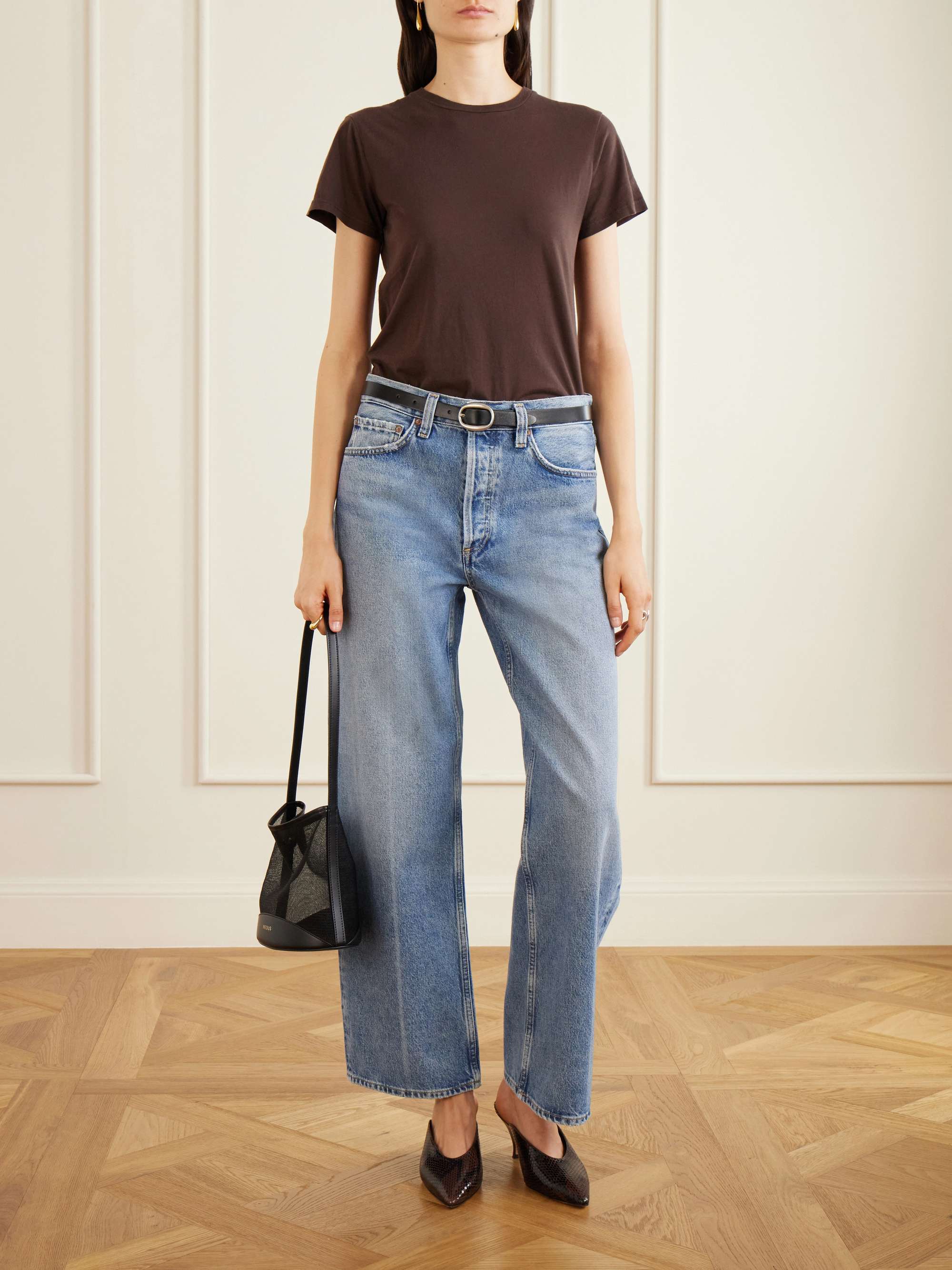 NILI LOTAN Lana Supima cotton-jersey T-shirt
