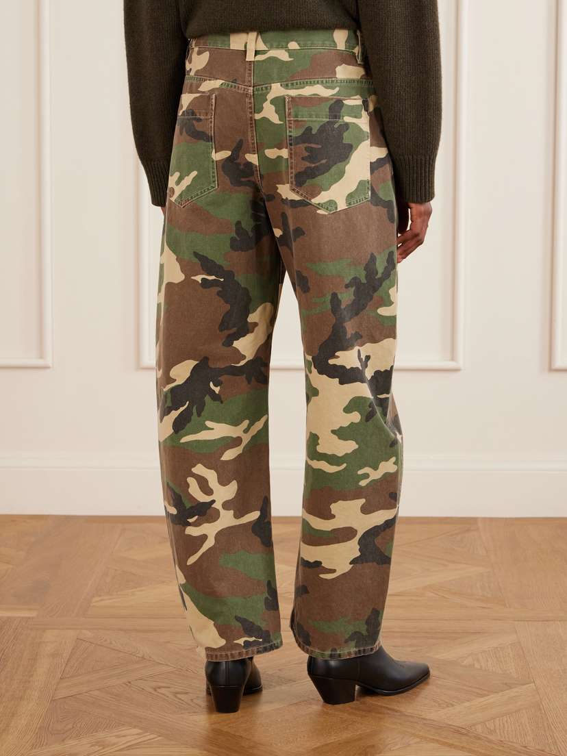 Nili Lotan Tribeca Cotton Straight-leg Pants | Thumbnail 4
