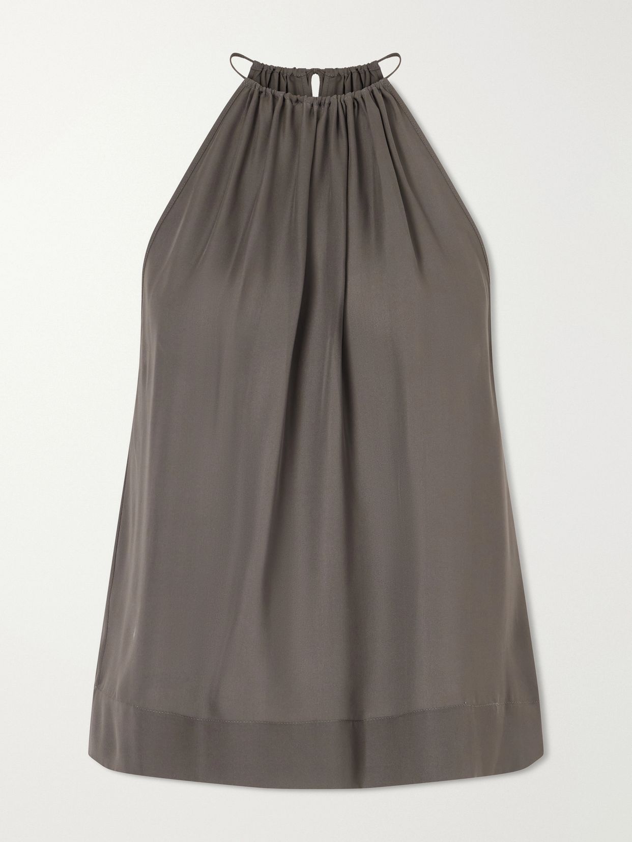 Nikki silk halterneck tank