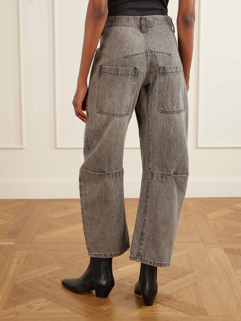 Nili Lotan Shon Mid-rise Barrel-leg Jeans | Thumbnail 4 Nili Lotan Shon Mid-rise Barrel-leg Jeans | Thumbnail 4