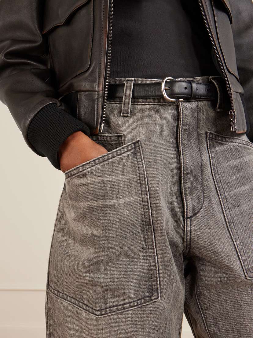 Nili Lotan Shon Mid-rise Barrel-leg Jeans | Thumbnail 5 Nili Lotan Shon Mid-rise Barrel-leg Jeans | Thumbnail 5
