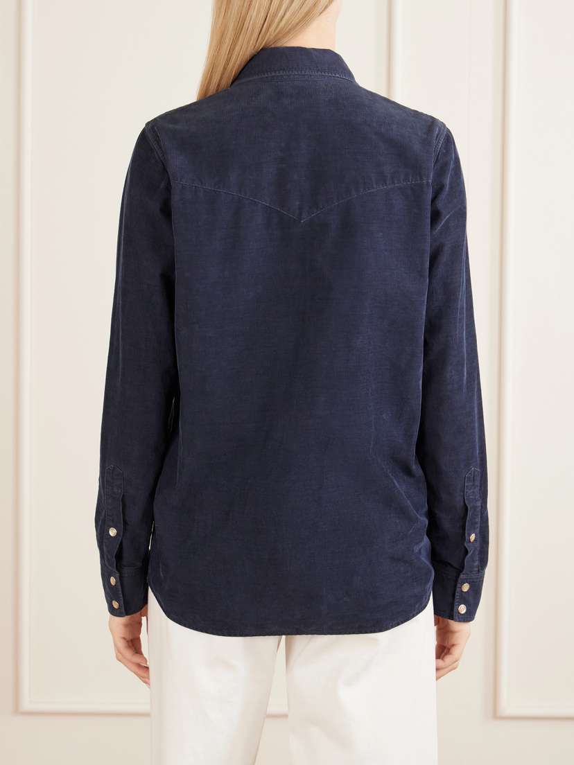 Nili Lotan Travis Cotton Corduroy Shirt | Thumbnail 4