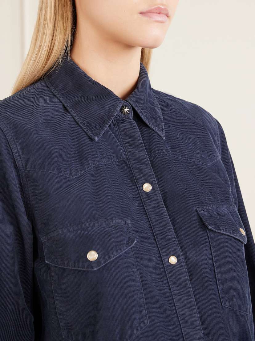 Nili Lotan Travis Cotton Corduroy Shirt | Thumbnail 5