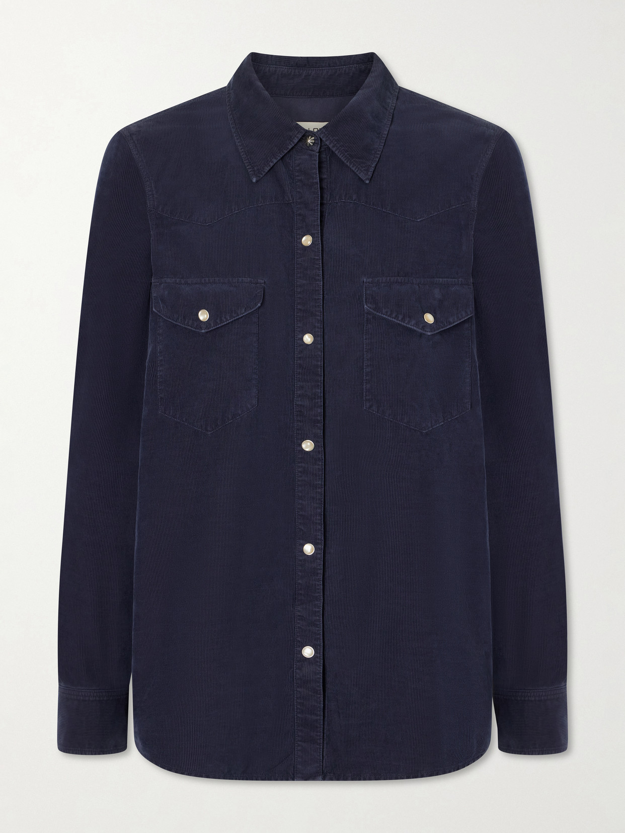 Nili Lotan - Travis Cotton Corduroy Shirt - Blue