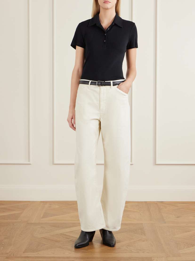 Nili Lotan Tribeca Cotton-blend Tapered Pants | Thumbnail 2