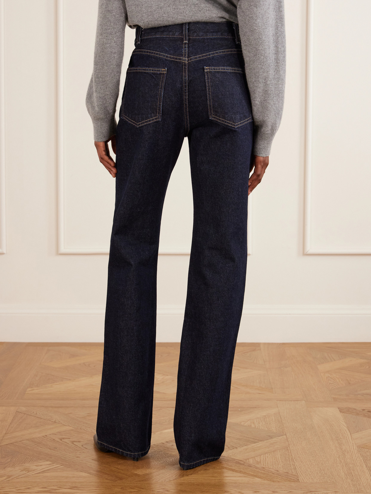 Joan High-Rise Straight-Leg Jeans