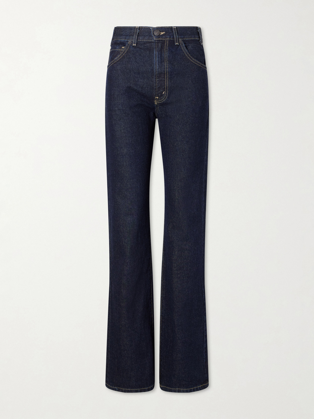 Nili Lotan Joan High-rise Straight-leg Jeans In Blue