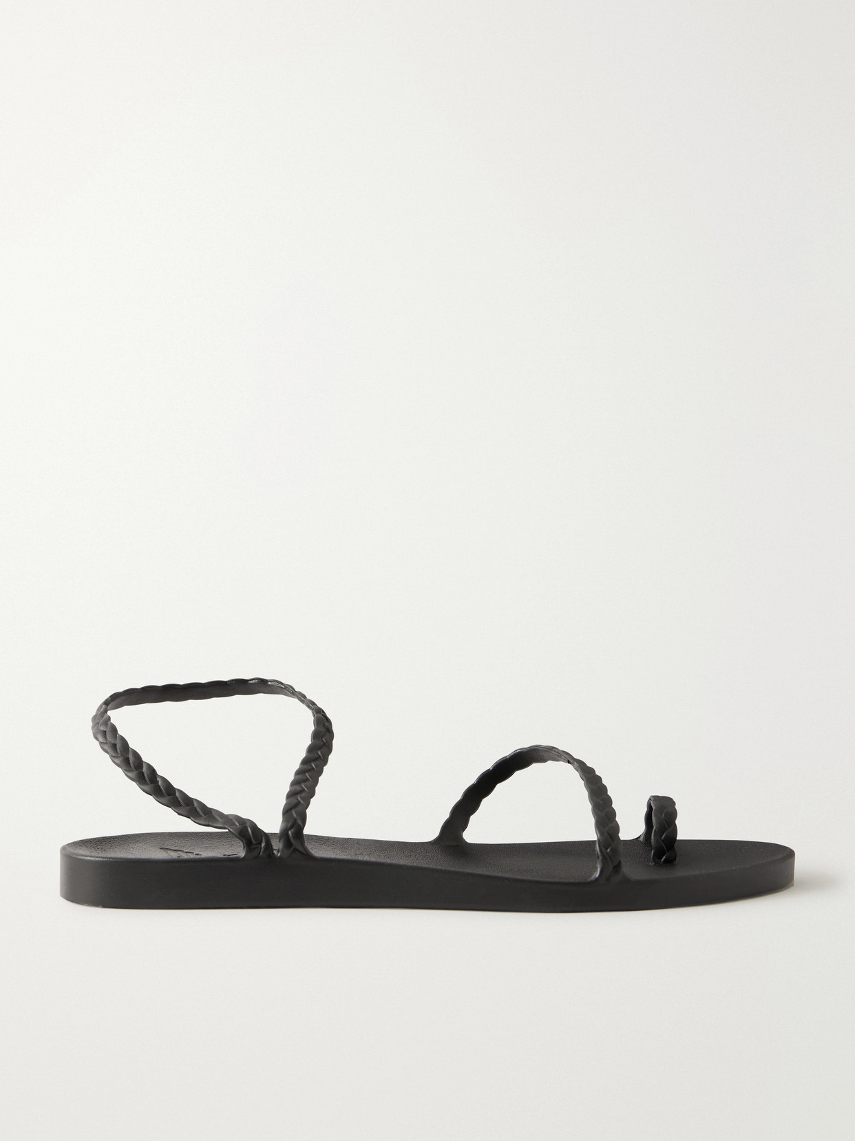 Ancient Greek Sandals - Eleftheria Rubber Sandals - Black