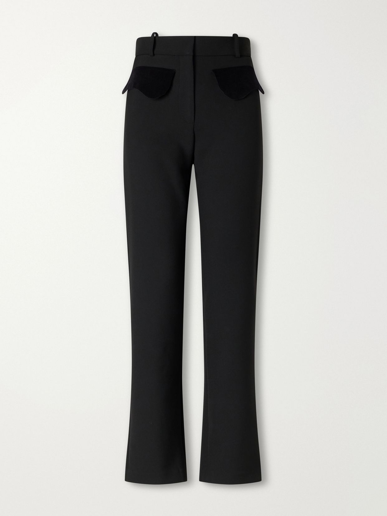 tina gallie crepe straight leg pants